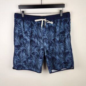 Fair Harbor Athletic Lined Shorts 8" Tropical Floral sz XXL